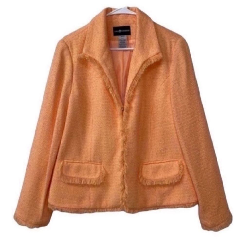 Sag Harbor Orange Blazer (Size 14)